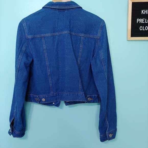 GARAGE Denim Jacket Size Large - Picture 5 of 10